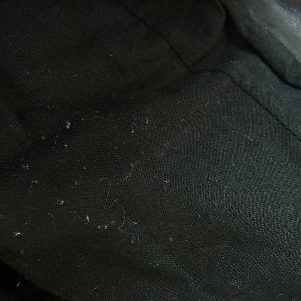 スカルフライト シープレザー ベスト ブラック系 S【中古】