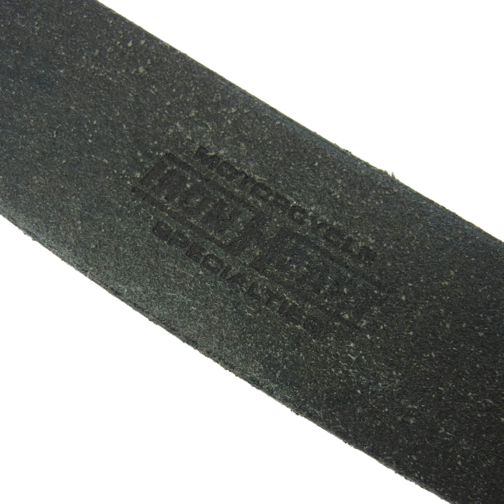 IRON HEART アイアンハート レザー ベルト ブラック系 M【中古】