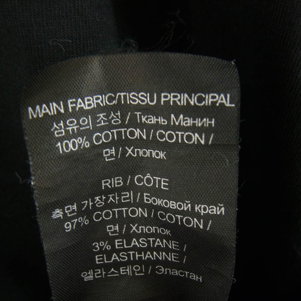 VETEMENTS ヴェトモン 21AW UA52TR540B スローガン プリント 半袖 Tシャツ ブラック系 XS【中古】