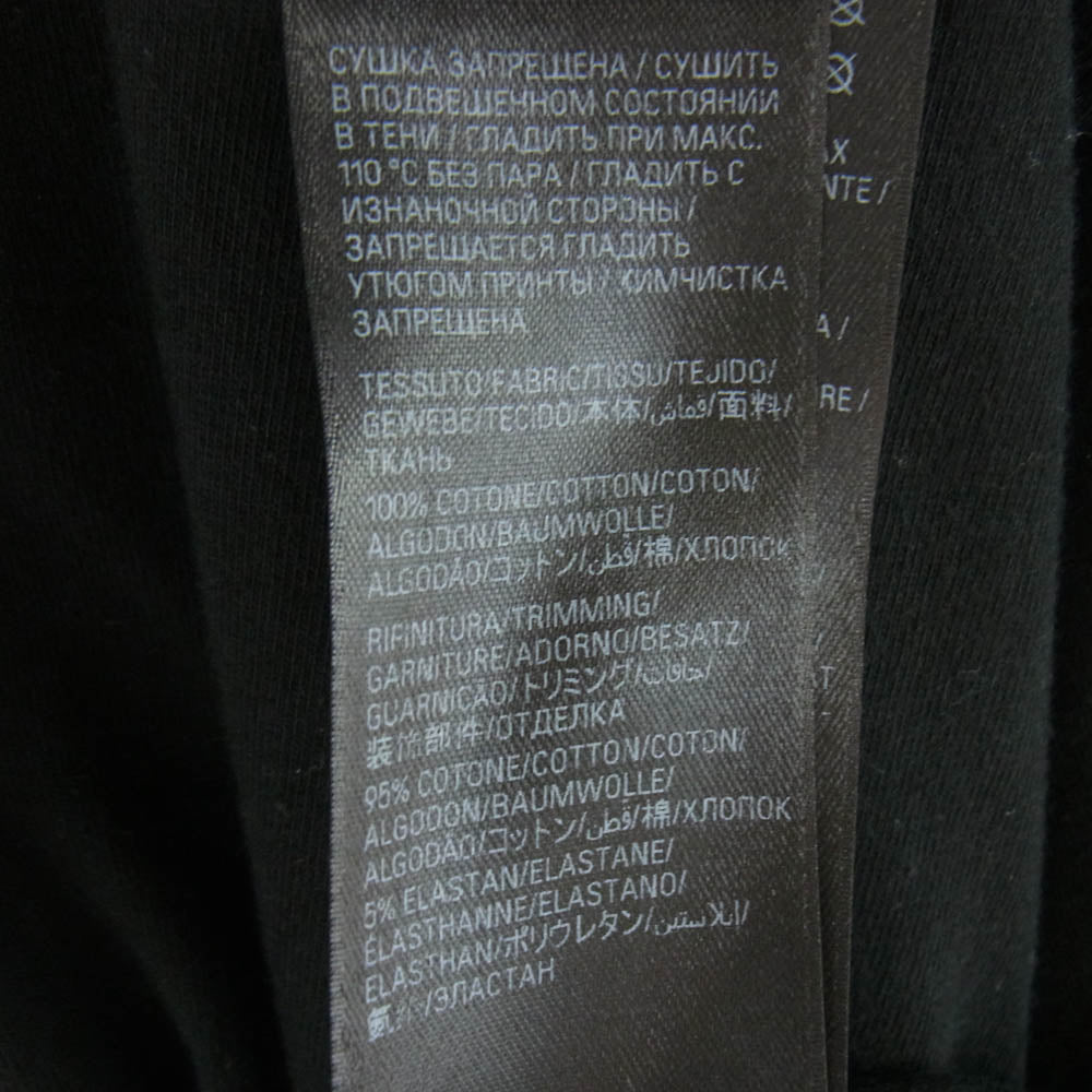 BALENCIAGA バレンシアガ 24SS 781245 TQVA1 LIMITED EDITION ARCHIVE SERIES CONNECTED リミテッドエディション アーカイブシリーズ コネクテッド プリント ダメージ加工 ロングスリーブ Tシャツ カットソー ロンT ブラック系 XS【中古】