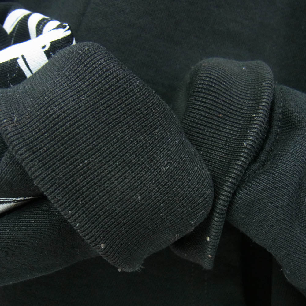 VETEMENTS ヴェトモン 21AW UA52TR910W LIMITED EDITION WORLD TOUR LOGO HOODIE リミテッドエディション ワールドツアー ロゴ フーディ パーカー ブラック系 XS【中古】