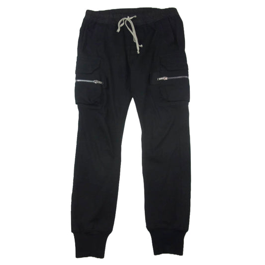 Rick Owens リックオウエンス 23SS RU01C4396-BA MASTODON CARGO EDFU BA素材 マストドン カーゴ パンツ ブラック系 IT50【中古】