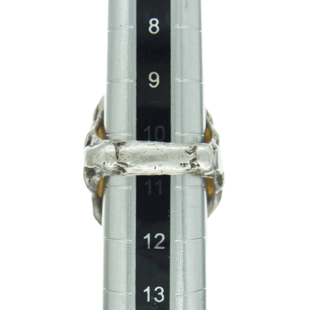 ALEX STREETER アレックスストリーター ANGEL HEART RING エンジェルハート リング イエロー イエロー系 シルバー系 10号【中古】