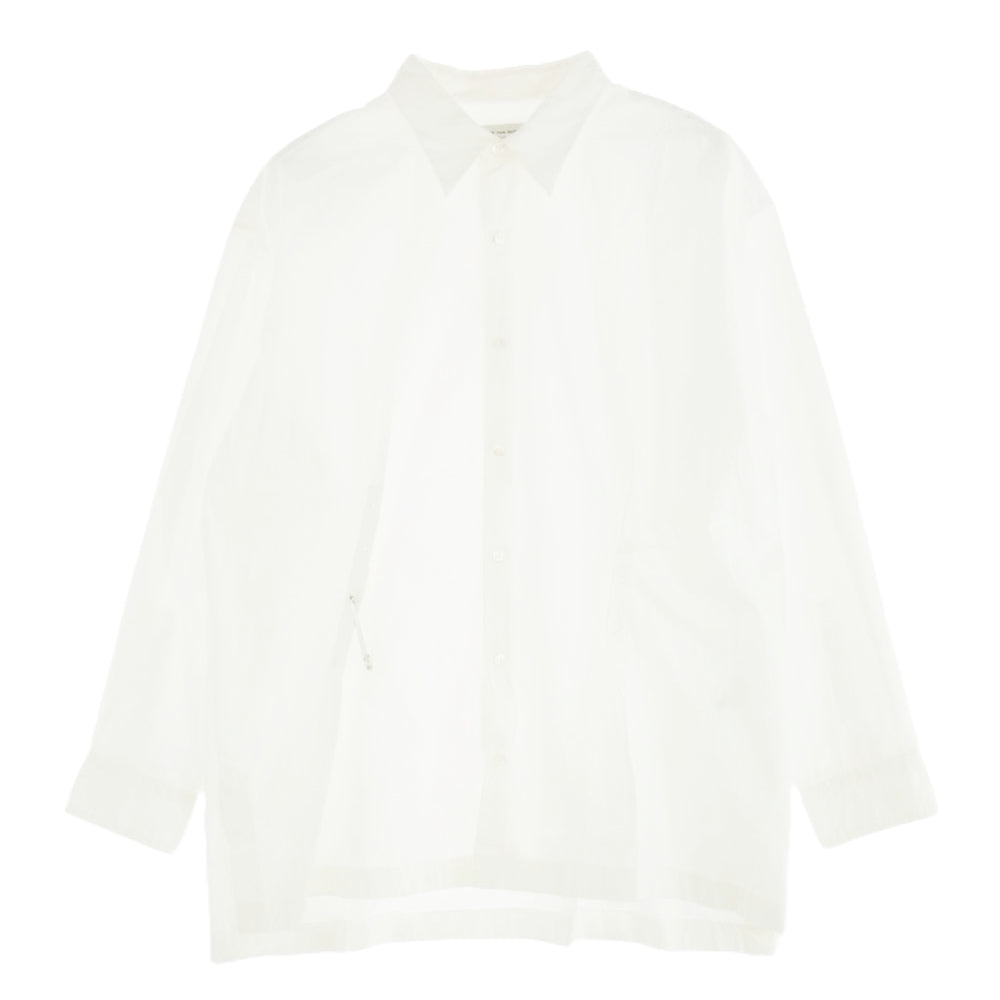 DRIES VAN NOTEN ドリスヴァンノッテン ピン ディテール コットン ドレス シャツ ホワイト系 48【中古】