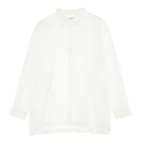 DRIES VAN NOTEN ドリスヴァンノッテン ピン ディテール コットン ドレス シャツ ホワイト系 48【中古】