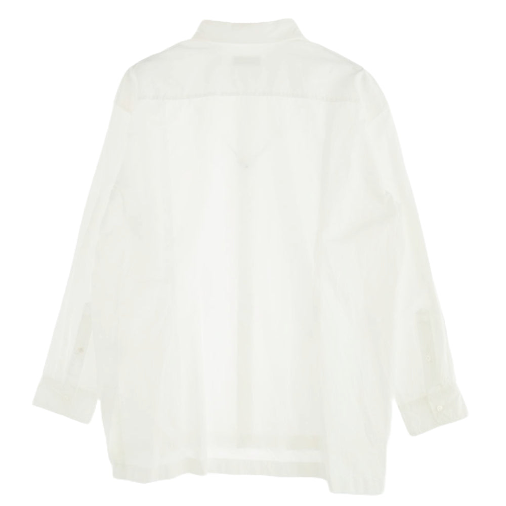 DRIES VAN NOTEN ドリスヴァンノッテン ピン ディテール コットン ドレス シャツ ホワイト系 48【中古】