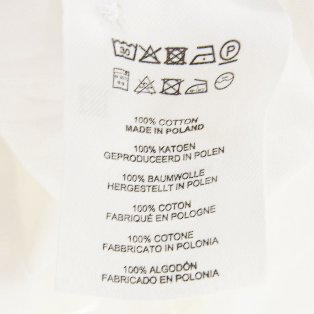 DRIES VAN NOTEN ドリスヴァンノッテン ピン ディテール コットン ドレス シャツ ホワイト系 48【中古】