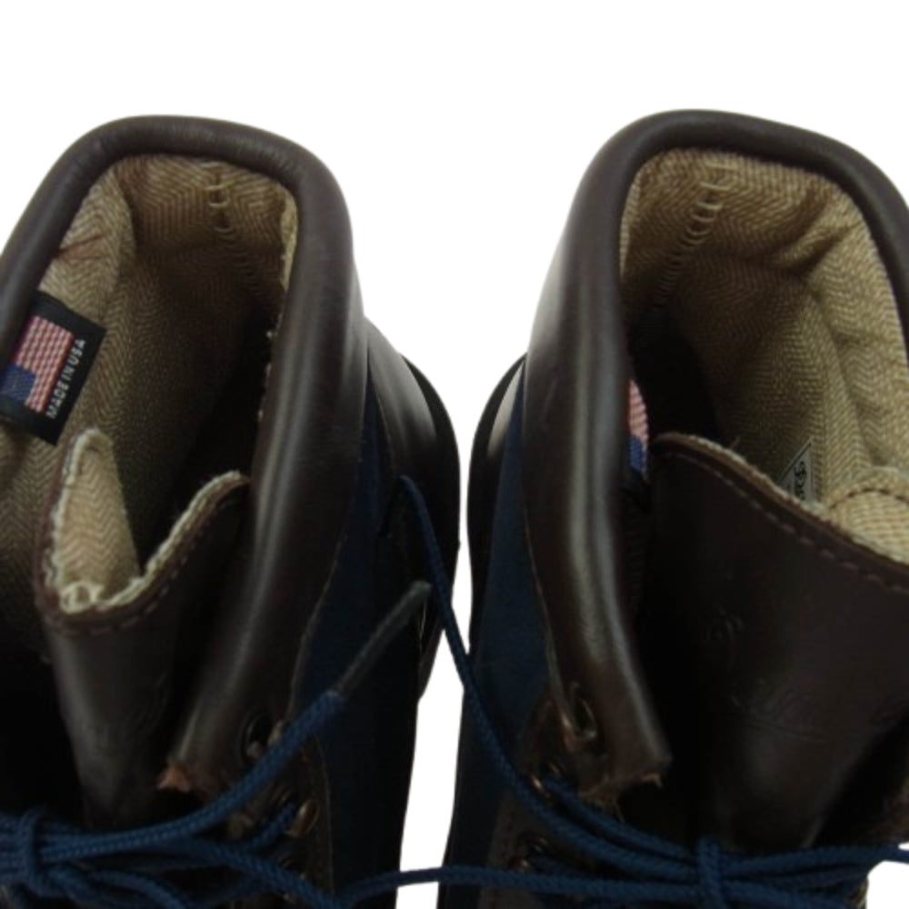 Danner ダナー 38800Ｘ DJ EXPLORER GORE-TEX エクスプローラー ゴアテックス レザーブーツ ブラウン系 ダークネイビー系 UK9【中古】