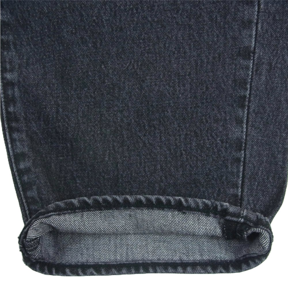 UNDERCOVER アンダーカバー 25SS UC1E9502 Levis BAGGY JEANS バギージーンズ 加工 ブラック デニム パンツ ダークグレー系 A.BLACK W30 L32【極上美品】【中古】