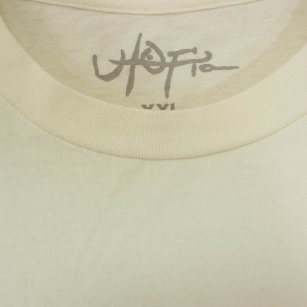 SAINT MICHAEL セントマイケル 23SS Travis Scott Utopia 3A TEE White トラヴィス スコット ユートピア ホワイト 半袖 Tシャツ オフホワイト系 XXL【中古】