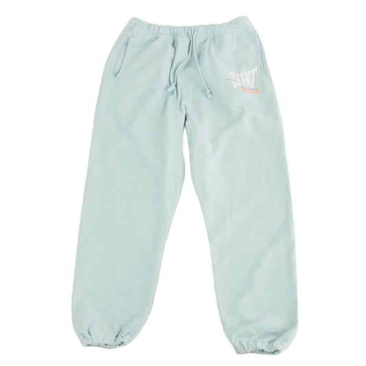 SAINT MICHAEL セントマイケル 25SS SM-HR3-0000-057 RIBON SWEAT PANTS リボン スウェット パンツ ライトブルー系 L【極上美品】【中古】