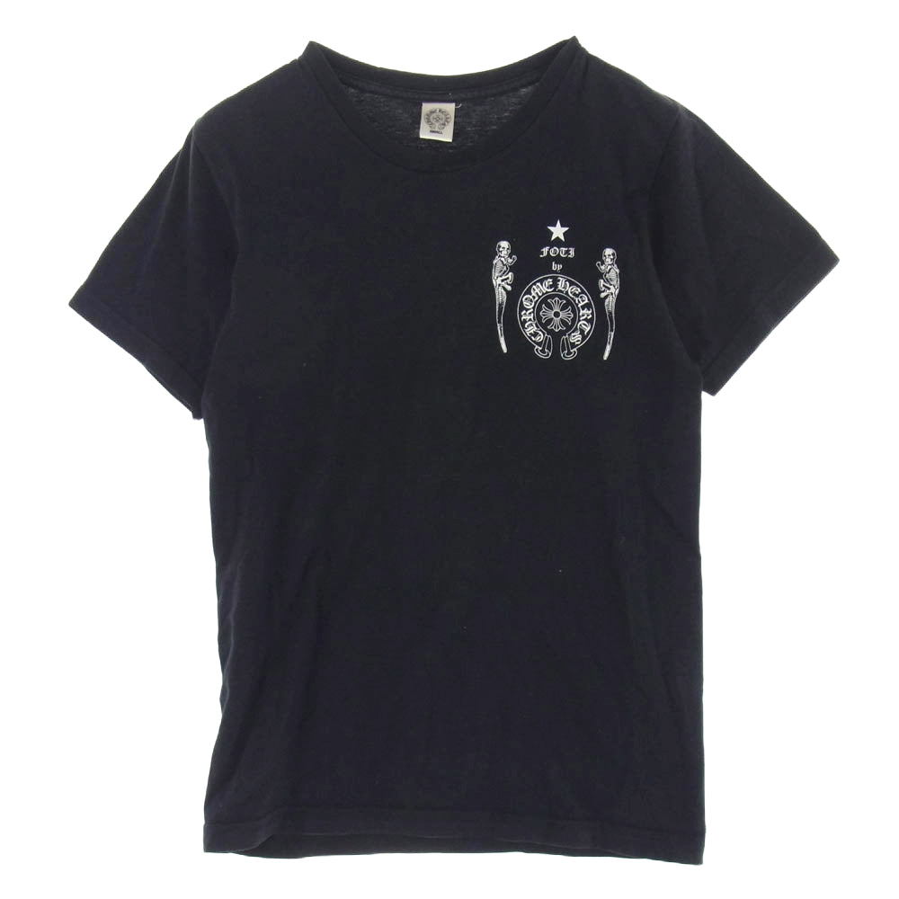 CHROME HEARTS クロムハーツ（原本無） FOTI JARVIS EYE フォティ ジャービス アイ バックプリント半袖 Tシャツ ブラック系 S【中古】