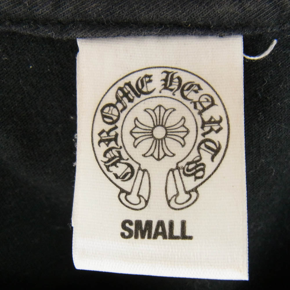 CHROME HEARTS クロムハーツ（原本無） FOTI JARVIS EYE フォティ ジャービス アイ バックプリント半袖 Tシャツ ブラック系 S【中古】
