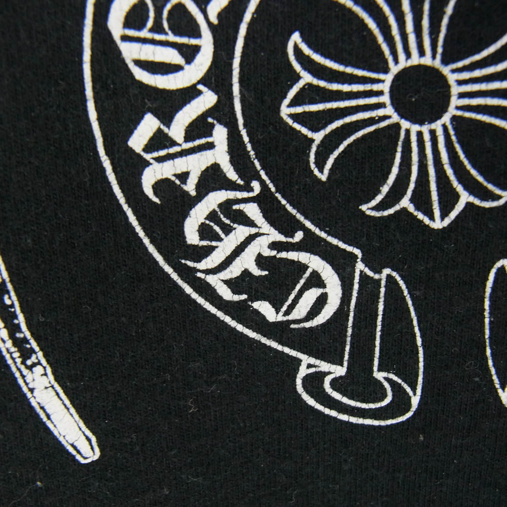 CHROME HEARTS クロムハーツ（原本無） FOTI JARVIS EYE フォティ ジャービス アイ バックプリント半袖 Tシャツ ブラック系 S【中古】