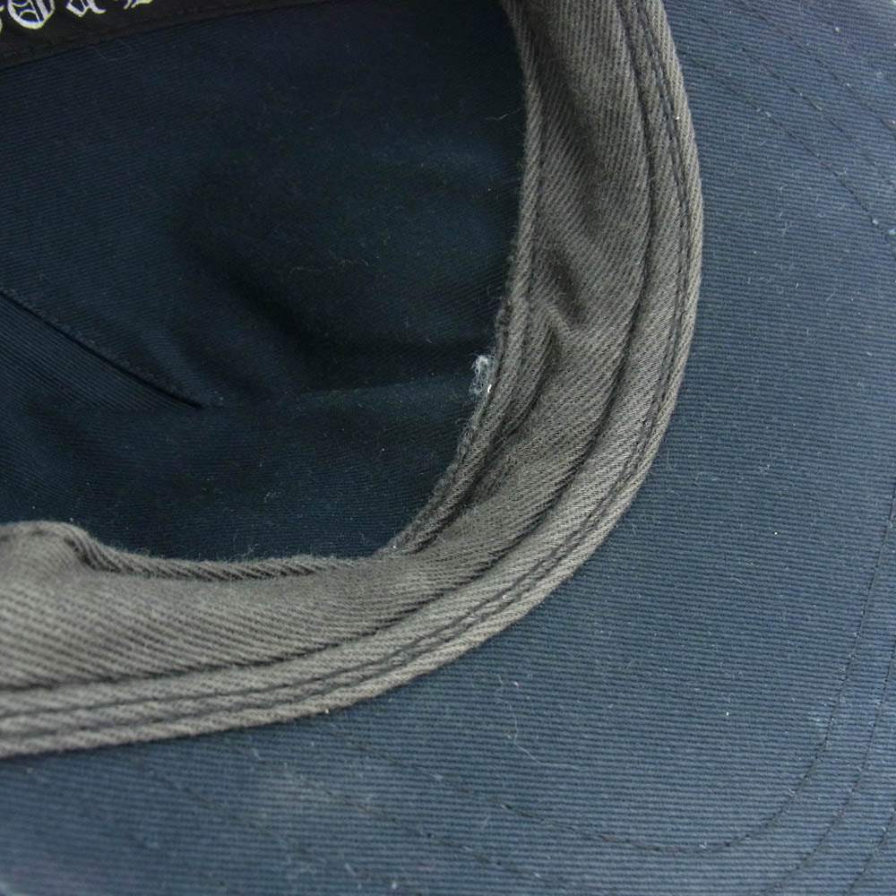 CHROME HEARTS クロムハーツ（原本無） CHプラス レザーパッチ プリント クロスボール メッシュ キャップ ブラック系【中古】