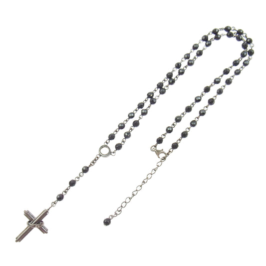 Enasoluna ロザリオ ネックレス ブラック系【中古】