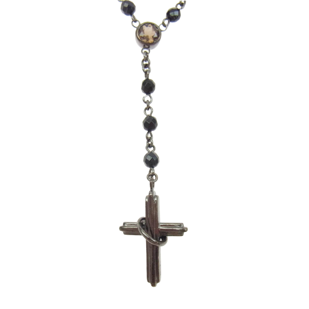 Enasoluna ロザリオ ネックレス ブラック系【中古】