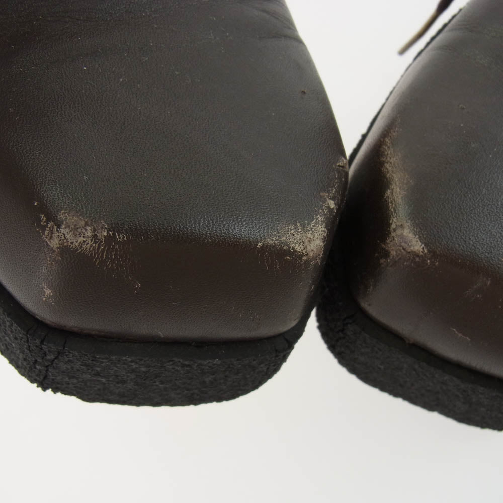 Yohji Yamamoto POUR HOMME ヨウジヤマモトプールオム HV-E02-701 クレープソール ドレス シューズ ブラウン系 3【中古】