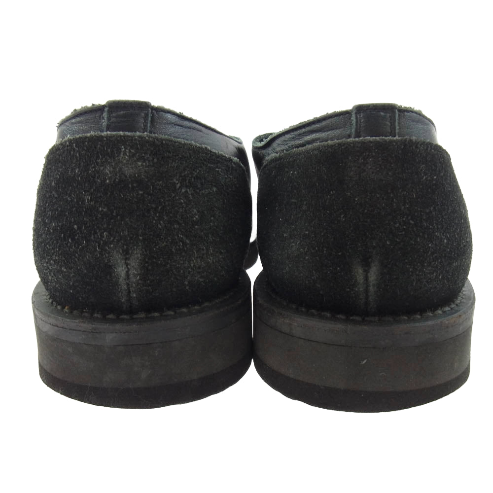 Yohji Yamamoto POUR HOMME ヨウジヤマモトプールオム 11AW HP-E07-755-2/4 スエードレザー コンビ シューズ ブラック系【中古】