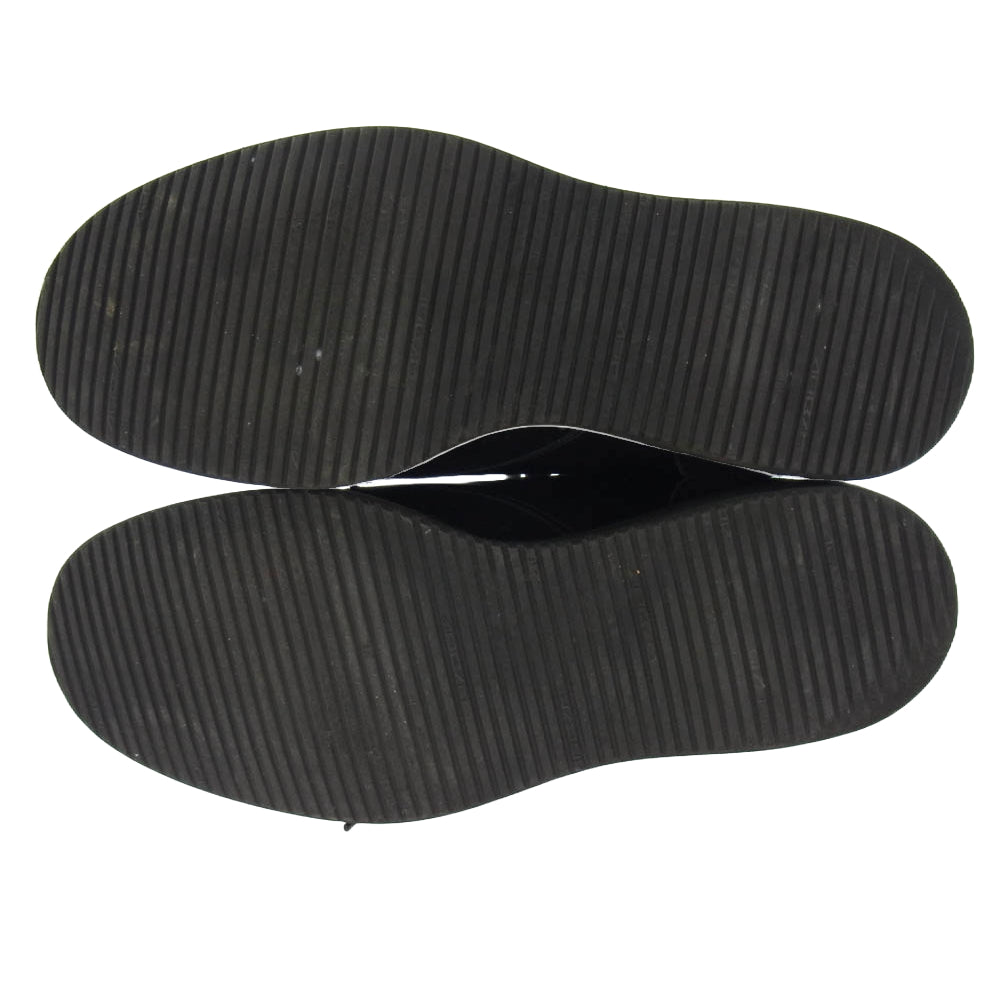 Yohji Yamamoto POUR HOMME ヨウジヤマモトプールオム 11AW HP-E07-755-2/4 スエードレザー コンビ シューズ ブラック系【中古】