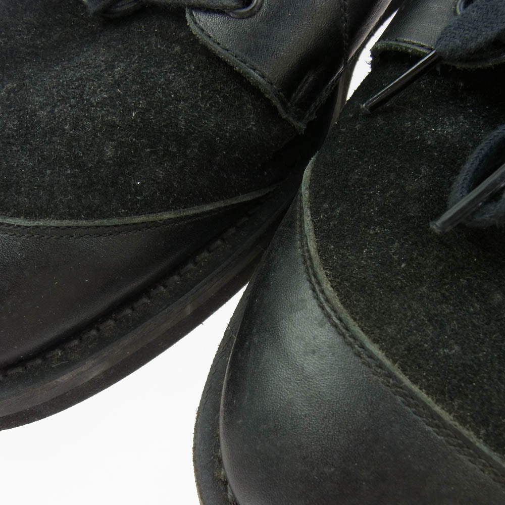 Yohji Yamamoto POUR HOMME ヨウジヤマモトプールオム 11AW HP-E07-755-2/4 スエードレザー コンビ シューズ ブラック系【中古】