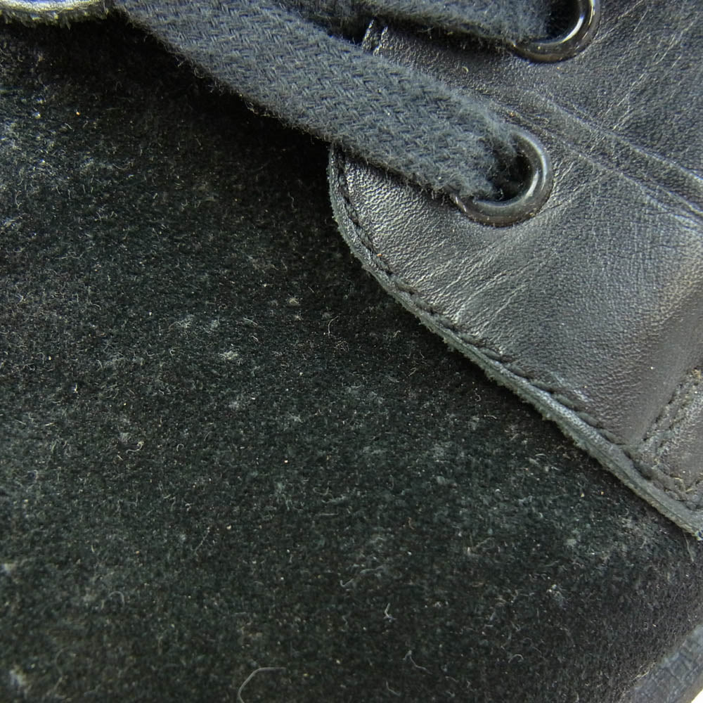 Yohji Yamamoto POUR HOMME ヨウジヤマモトプールオム 11AW HP-E07-755-2/4 スエードレザー コンビ シューズ ブラック系【中古】