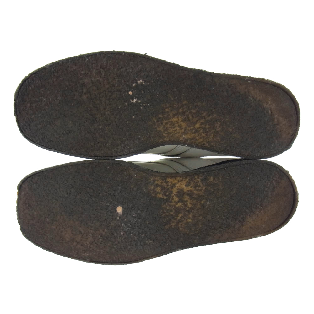 Y's Yohji Yamamoto ワイズ ヨウジヤマモト モンクストラップ レザーシューズ ホワイト系 インソール実寸サイズ約26.5cm【中古】