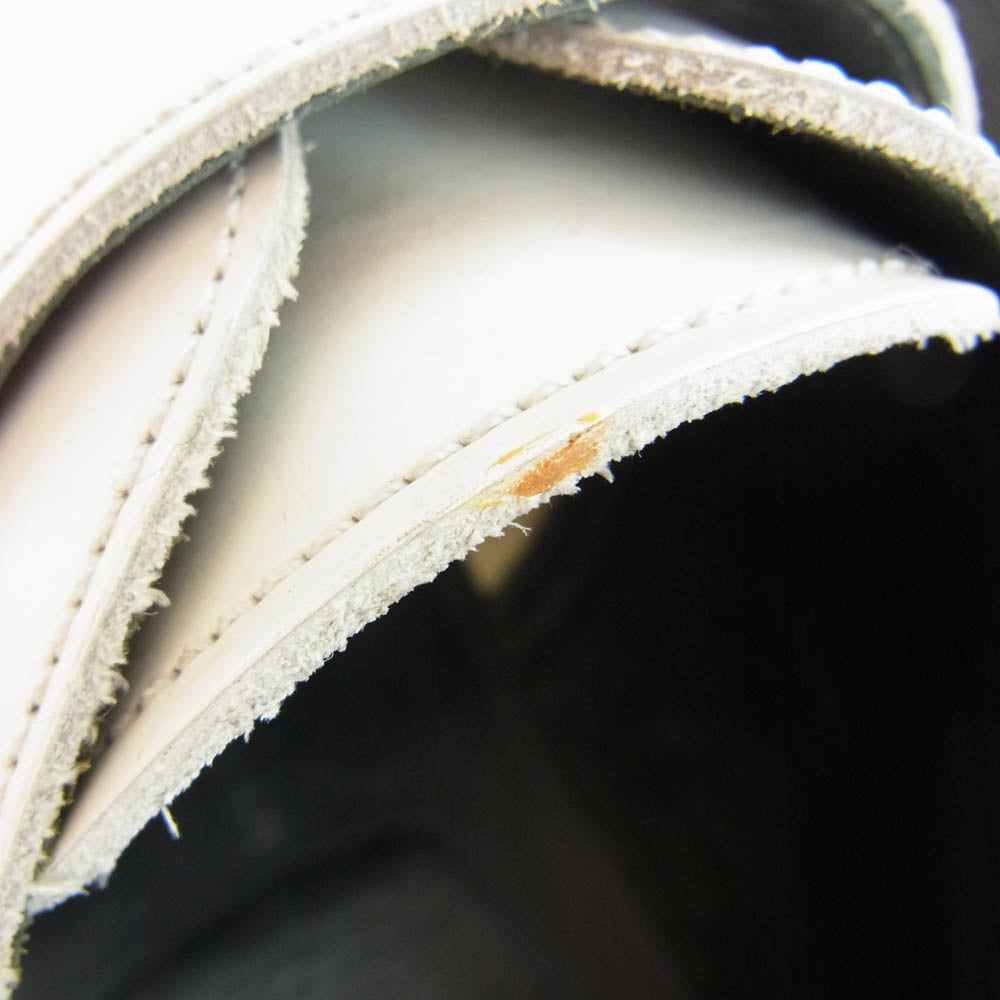 Y's Yohji Yamamoto ワイズ ヨウジヤマモト モンクストラップ レザーシューズ ホワイト系 インソール実寸サイズ約26.5cm【中古】