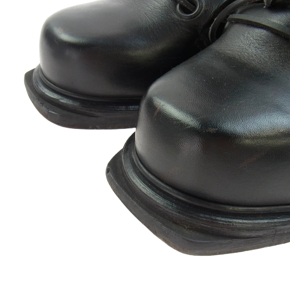 DIRK BIKKEMBERGS ダークビッケンバーグ レザー ワイヤー ブーツ ブラック系 41【中古】