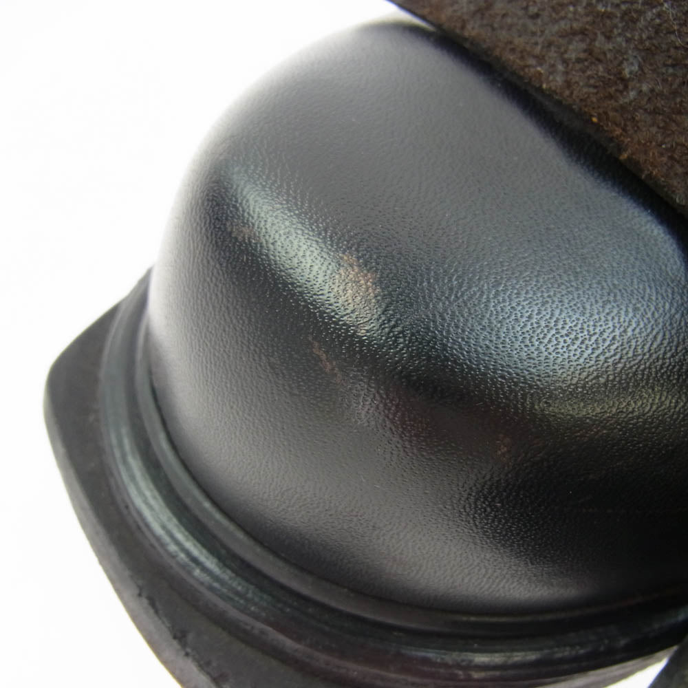 DIRK BIKKEMBERGS ダークビッケンバーグ レザー ワイヤー ブーツ ブラック系 41【中古】