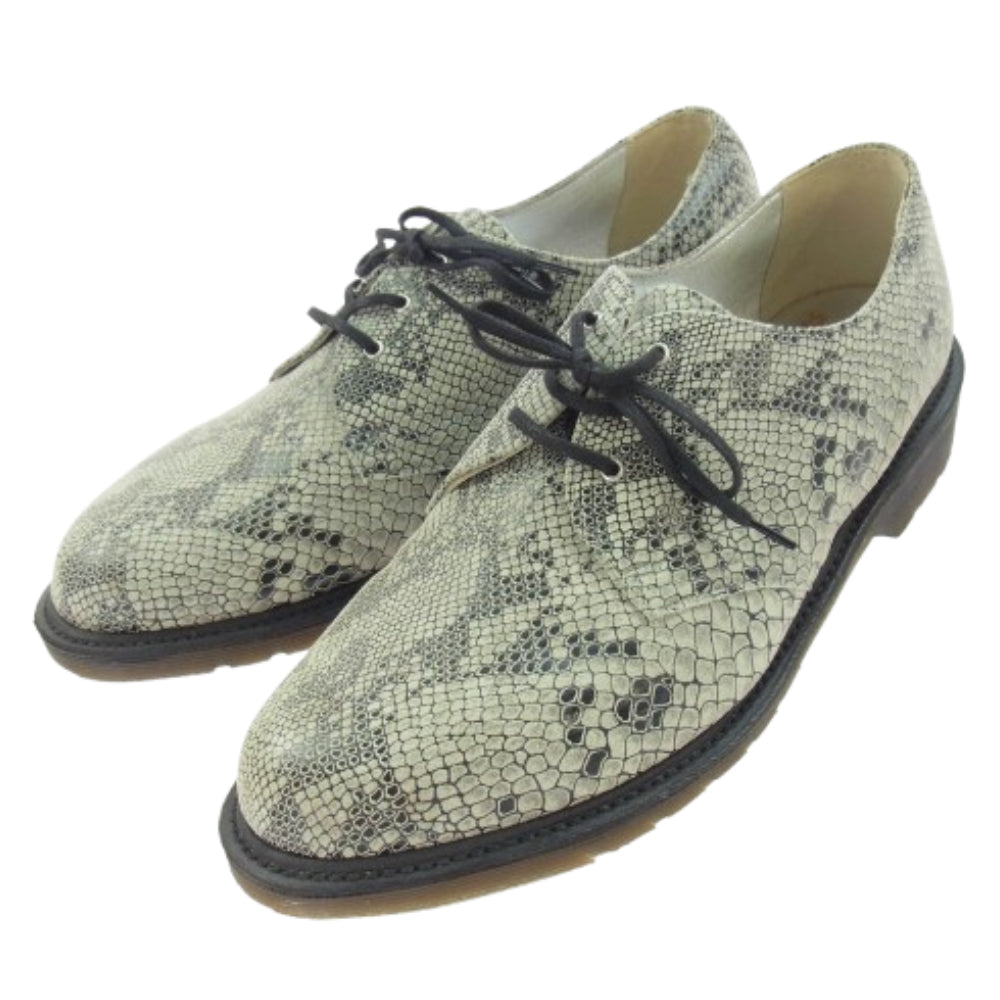 Dr.Martens ドクターマーチン 15731 パイソン柄 3ホール シューズ グレー系 UK9【中古】