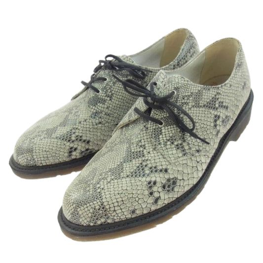 Dr.Martens ドクターマーチン 15731 パイソン柄 3ホール シューズ グレー系 UK9【中古】