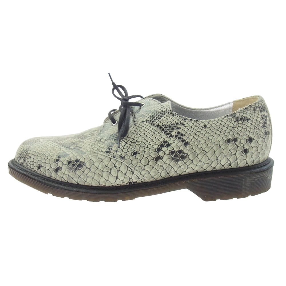 Dr.Martens ドクターマーチン 15731 パイソン柄 3ホール シューズ グレー系 UK9【中古】