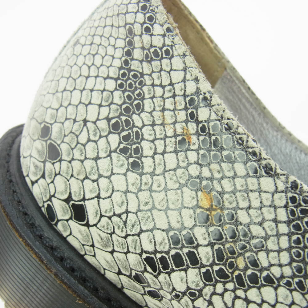 Dr.Martens ドクターマーチン 15731 パイソン柄 3ホール シューズ グレー系 UK9【中古】