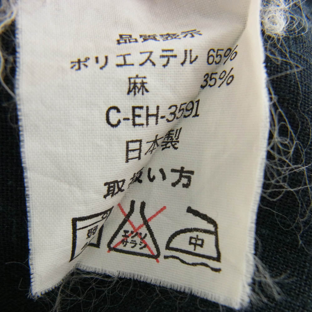 ISSEY MIYAKE イッセイミヤケ C-EH-3591 80'S SKYLINE スカイライン 変形 プルオーバー シャツ 長袖 ブラック系【中古】