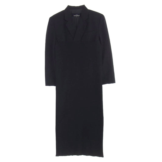 tricot COMME des GARCONS トリココムデギャルソン AD1993 TO-08002M テーラード ジャケット ドッキング ワンピース ブラック系 M【中古】