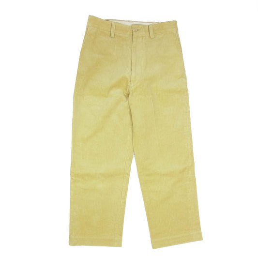 Yankshire ヤンクシャー 212-12 1963 TROUSERS GERMAN CORDUROY コーデュロイ パンツ イエロー系 32【中古】