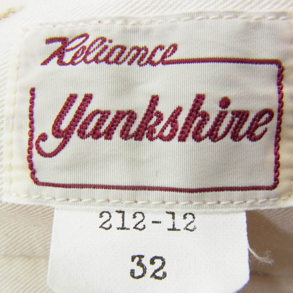 Yankshire ヤンクシャー 212-12 1963 TROUSERS GERMAN CORDUROY コーデュロイ パンツ イエロー系 32【中古】