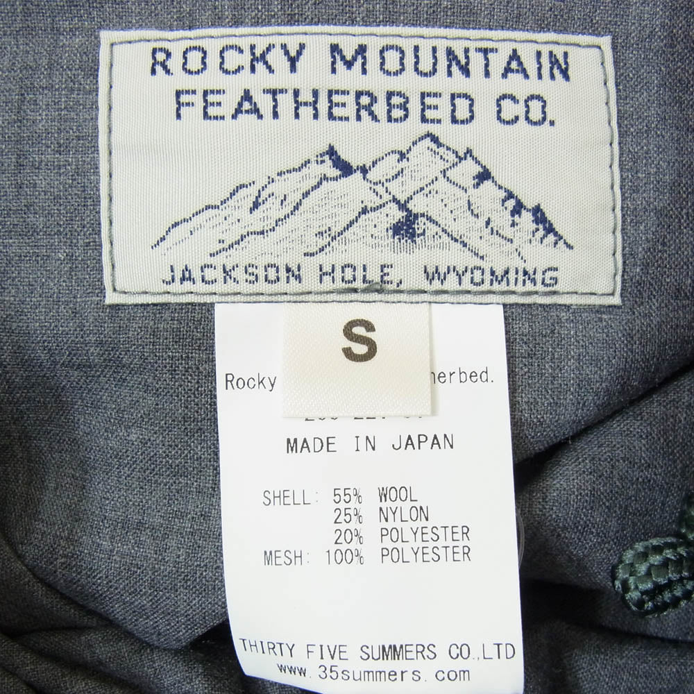 Rocky Mountain FeatherBed ロッキーマウンテンフェザーベッド 200-221-51 HANG OUT PANTS ハング アウト スラックス パンツ グレー系 S【極上美品】【中古】