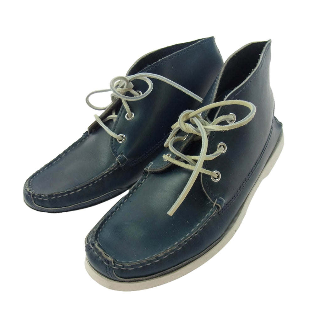 アナトミカ Quoddy MOCCASIN デッキ モカシン ブルー ブルー系 グリーン系 M8D【美品】【中古】