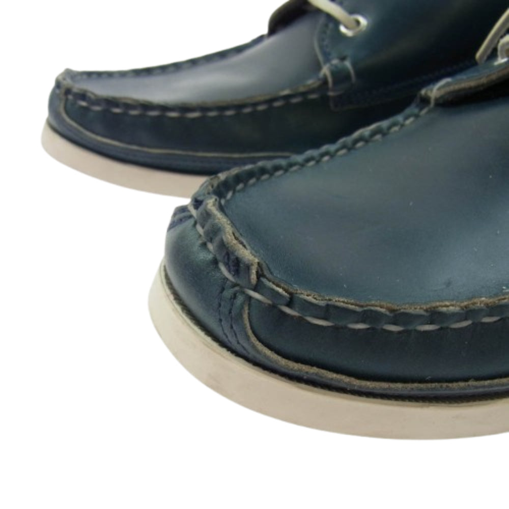 アナトミカ Quoddy MOCCASIN デッキ モカシン ブルー ブルー系 グリーン系 M8D【美品】【中古】