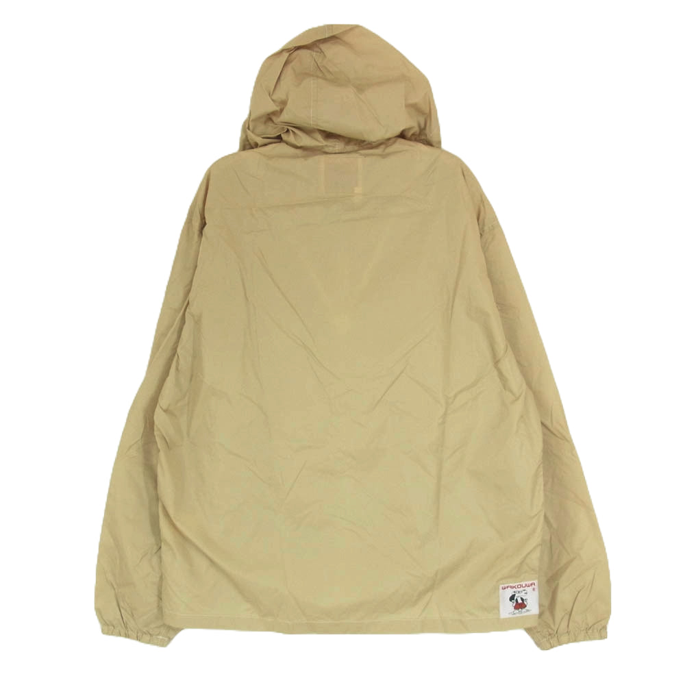 アナトミカ 540-571-01 WAKOUWA SURFCO PARKA Beige ワクワ フード付き フルジップ パーカー ナイロン ジャケット ベージュ系 M【極上美品】【中古】