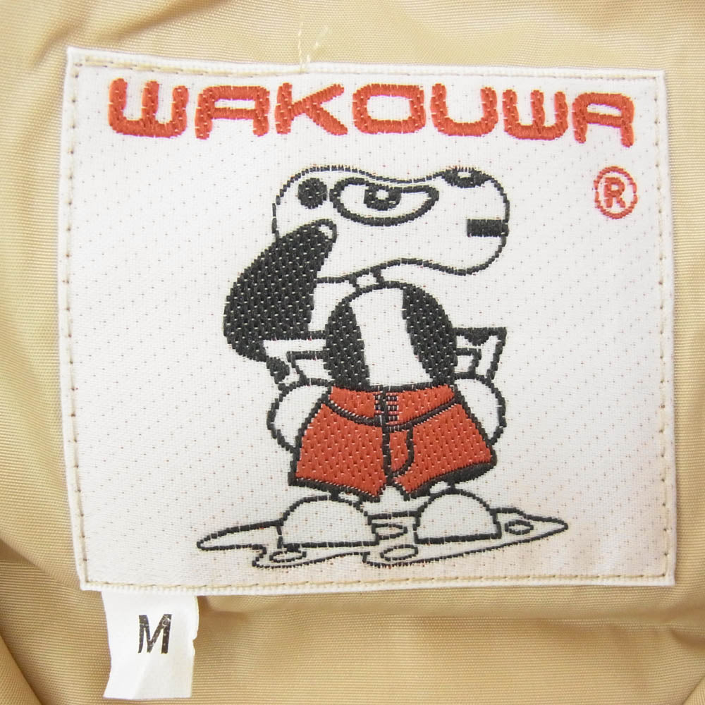 アナトミカ 540-571-01 WAKOUWA SURFCO PARKA Beige ワクワ フード付き フルジップ パーカー ナイロン ジャケット ベージュ系 M【極上美品】【中古】