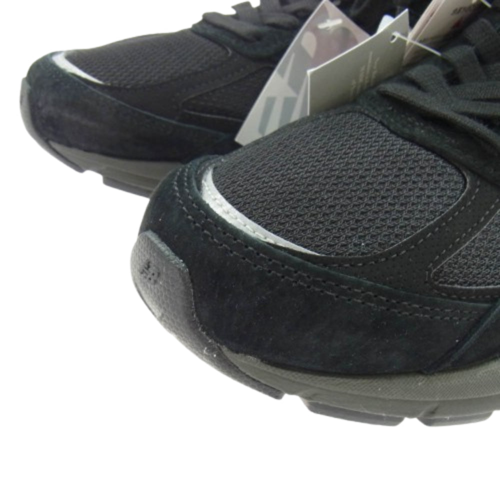 NEW BALANCE ニューバランス M990BK5 スニーカー ランニング シューズ ブラック系 28cm【極上美品】【中古】