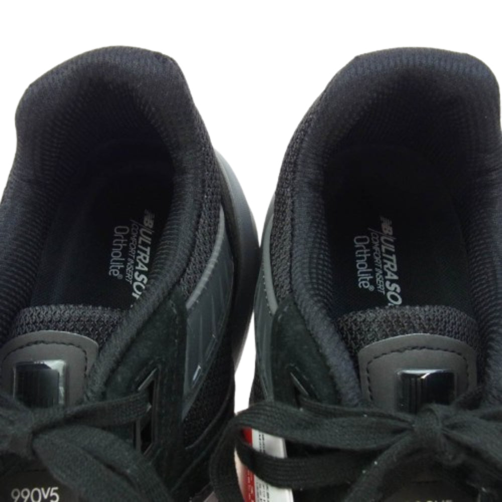 NEW BALANCE ニューバランス M990BK5 スニーカー ランニング シューズ ブラック系 28cm【極上美品】【中古】