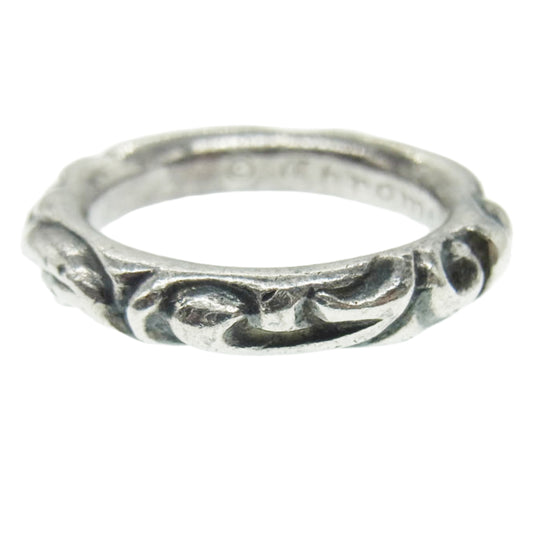 CHROME HEARTS クロムハーツ（原本無） SCRL BAND スクロールバンド シルバー リング シルバー系 17.5号【中古】