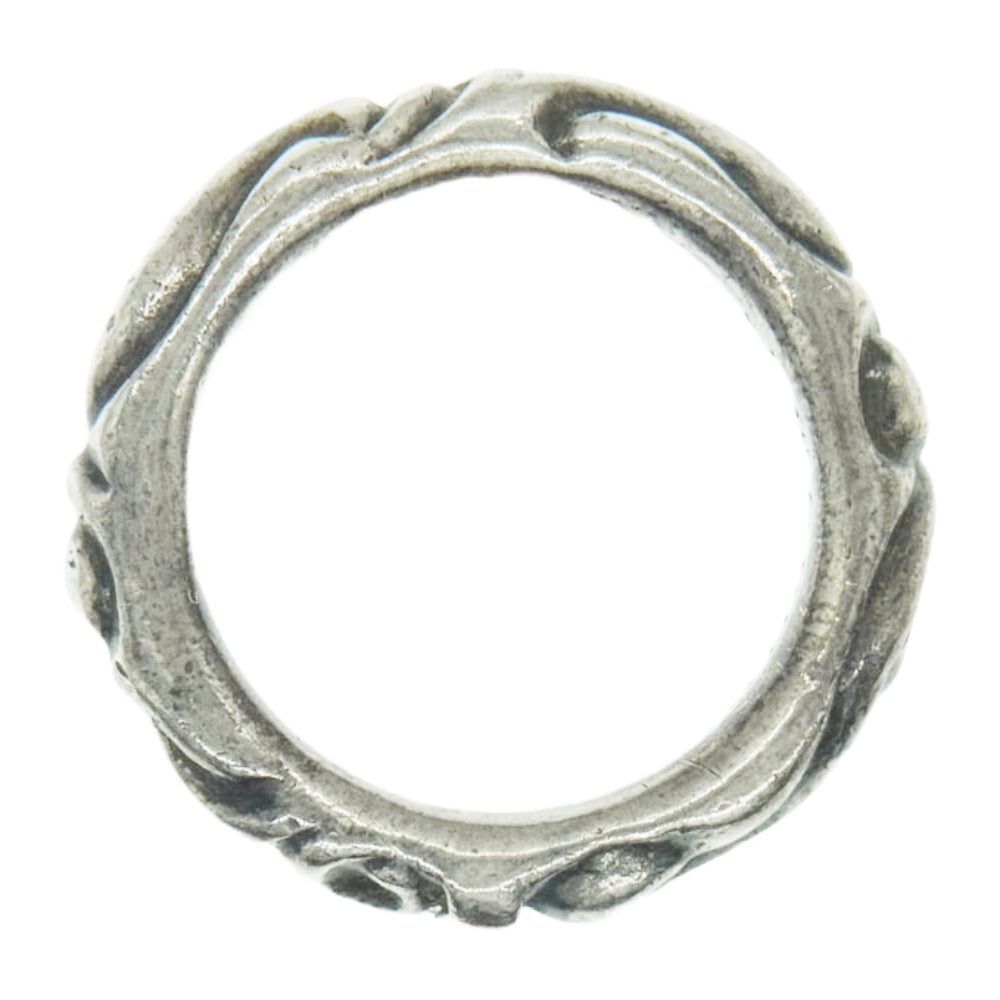CHROME HEARTS クロムハーツ（原本無） SCRL BAND スクロールバンド シルバー リング シルバー系 17.5号【中古】