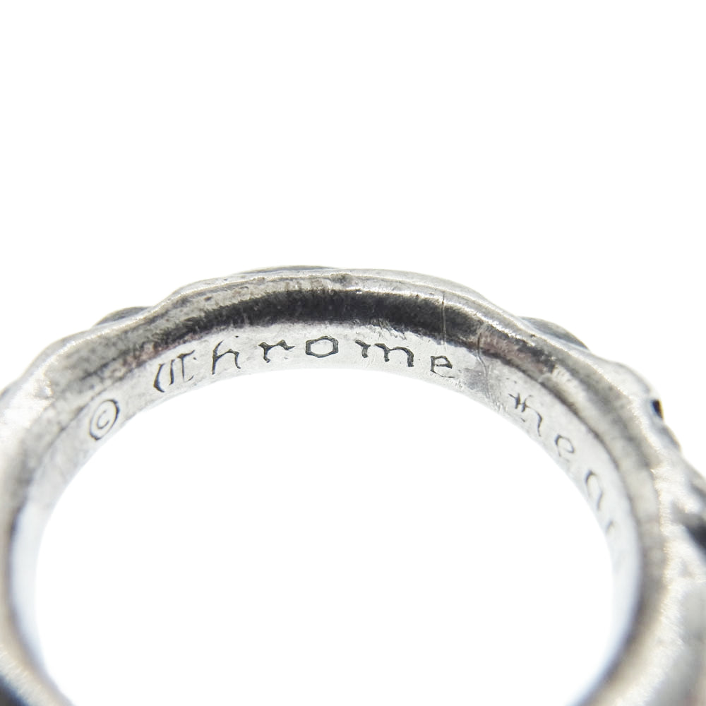CHROME HEARTS クロムハーツ（原本無） SCRL BAND スクロールバンド シルバー リング シルバー系 17.5号【中古】