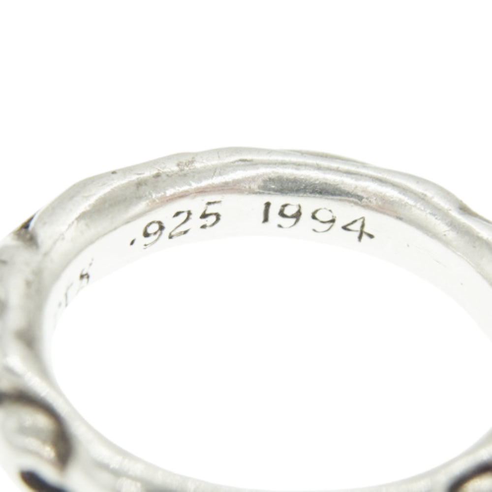 CHROME HEARTS クロムハーツ（原本無） SCRL BAND スクロールバンド リング シルバー シルバー系 17.5号～18号【中古】