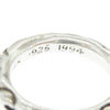 CHROME HEARTS クロムハーツ（原本無） SCRL BAND スクロールバンド リング シルバー シルバー系 17.5号～18号【中古】